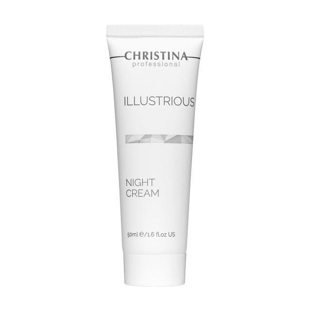 foto оновлювальний нічний крем для обличчя christina illustrious night cream, 50 мл