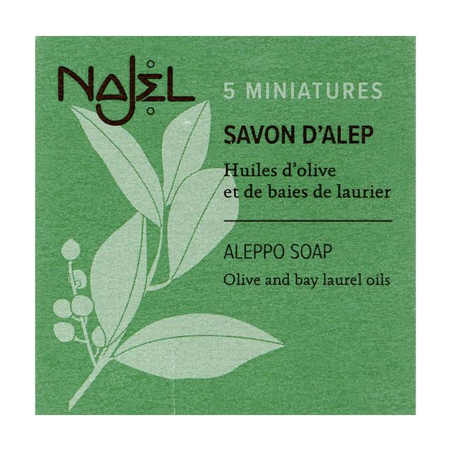 foto алеппське мило najel aleppo soap olive and bay laurel oils з оливковою та лавровою оліями, 5*20 г