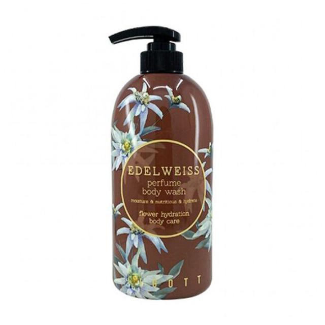 foto парфумований лосьйон для тіла jigott edelweiss perfume body lotion, 500 мл