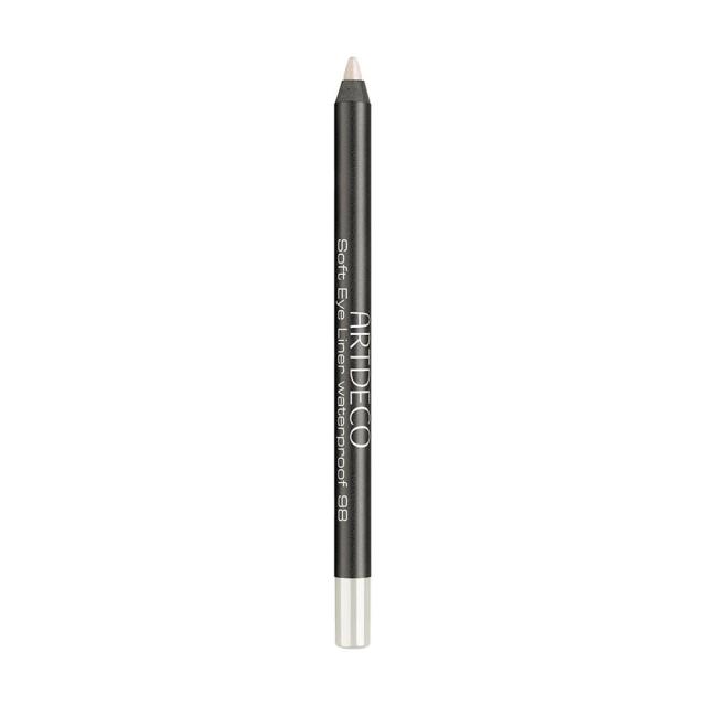 foto водостійкий олівець для очей artdeco soft eye liner waterproof 98 vanilla white, 1.2 г