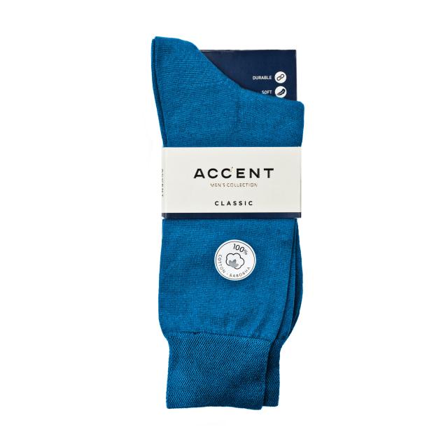 foto шкарпетки чоловічі акцент сині, розмір 25 (а0 0004)