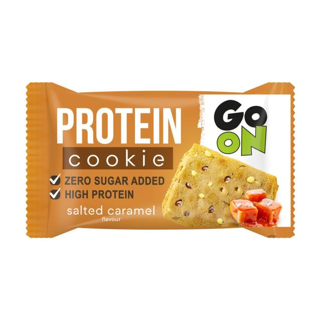 foto протеїнове печиво go on nutrition protein cookie солона карамель, 50 г