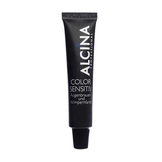 foto фарба для брів та вій alcina color sensitiv, 2.1 black-blue, 17 г