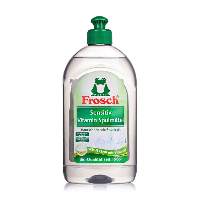 foto бальзам-концентрат для миття посуду frosch sensitiv vitamin, 500 мл