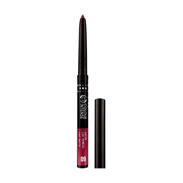 foto олівець для губ colour intense satin lip pencil, 09 red berry, 1 г