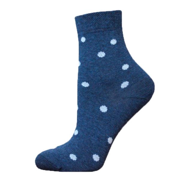 foto шкарпетки жіночі бчк classic  14с1100 (середньої довжини) т.синій меланж р.23