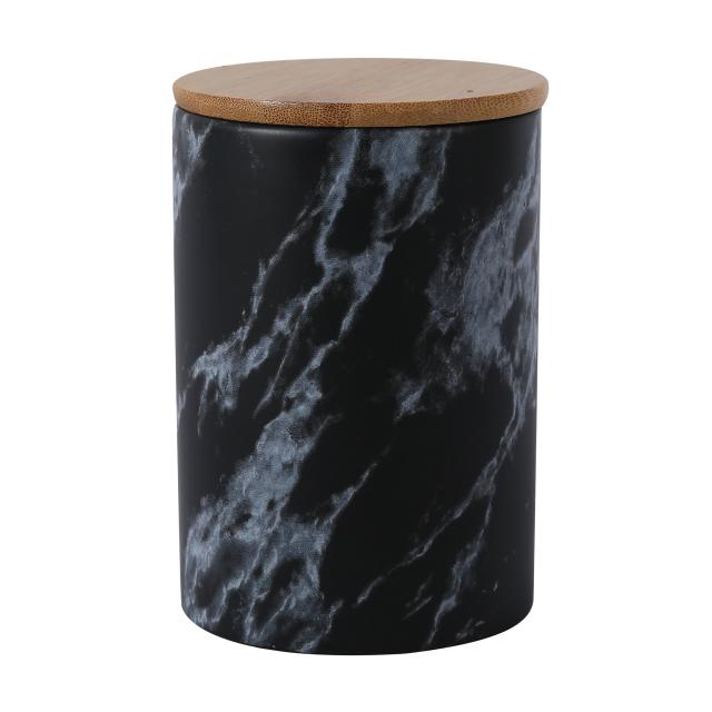 foto банка limited edition marble з кришкою, чорна, 750 мл (202c-007-a1)