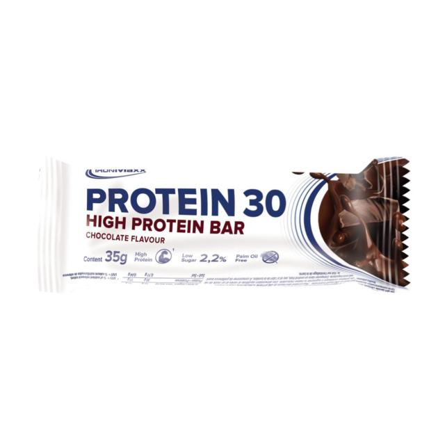foto батончик з високим вмістом протеїну ironmaxx protein 30 шоколад, 35 г