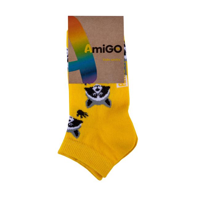 foto шкарпетки дитячі amigо укорочені, єнот, розмір 18-20