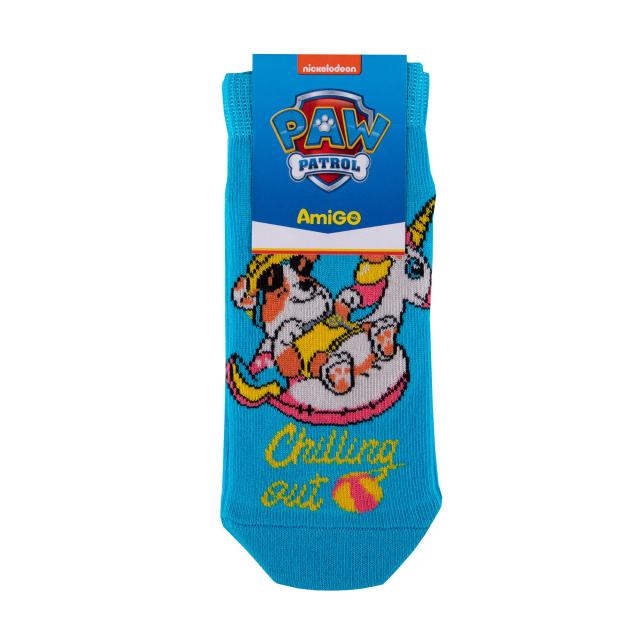 foto шкарпетки дитячі amigo раббл з надувашкою, блакитні, розмір 16-18
