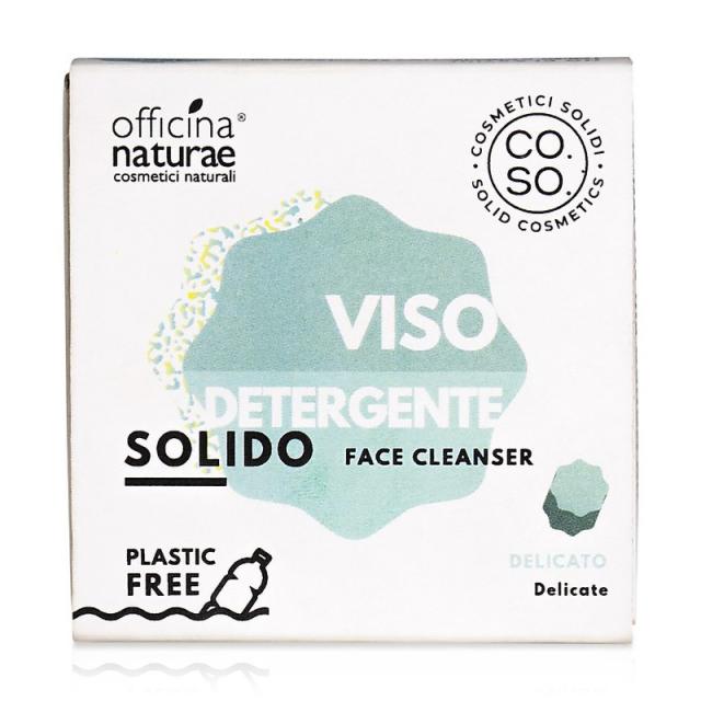 foto мило тверде для обличчя officina naturae delicate solid face cleanser, 50 г