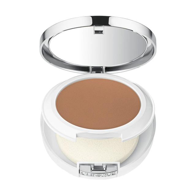 foto компактна крем-пудра для обличчя clinique beyond perfecting powder foundation + concealer, 15 beige, 14.5 г