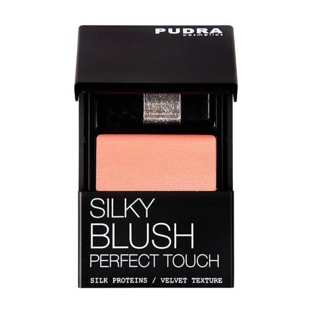 foto компактні рум'яна для обличчя pudra cosmetics perfect touch silky blush 04, 4.2 г