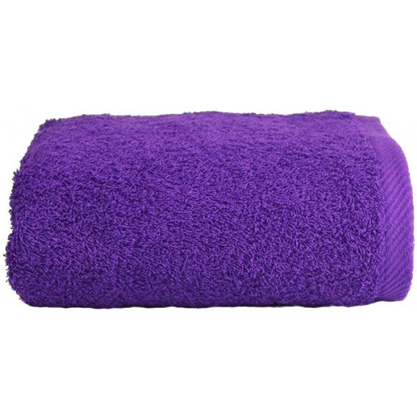 foto рушник банний gm textile махровий фіолетовий 70x140