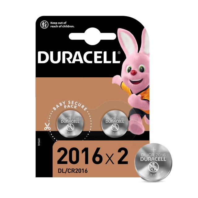 foto літієві батарейки duracell 3v 2016 монетного типу, 2 шт
