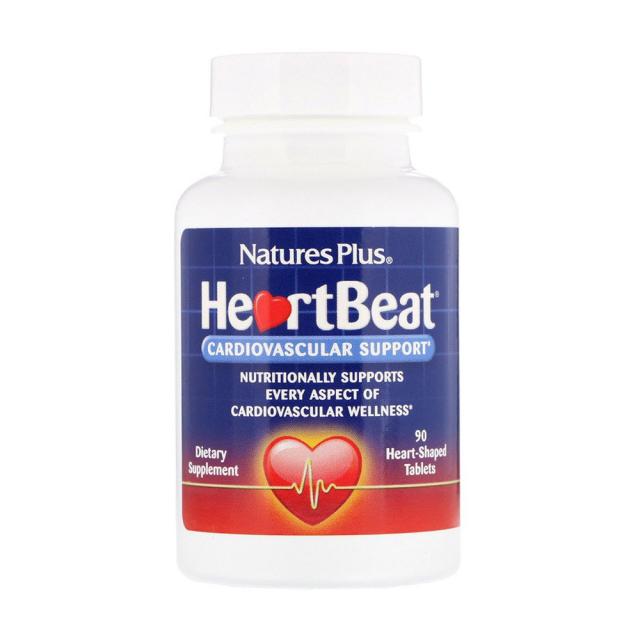 foto харчова добавка комплекс в таблетках natures plus heart beat підтримка серцево-судинної системи, 90 шт