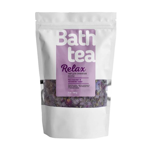 foto чай для ванни body love bath tea relax розслаблює та зволожує шкіру, 200 г