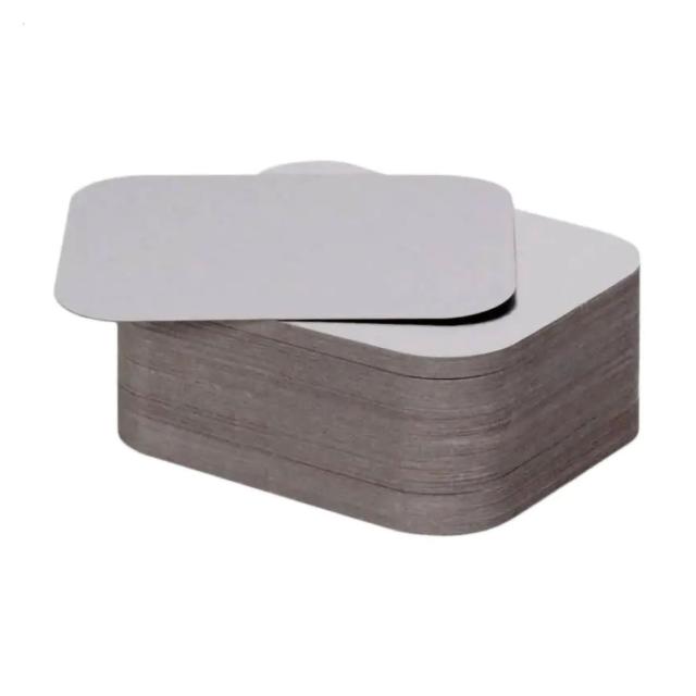 foto кришка для алюмінієвого контейнера pro service картонно-алюмінієва, 50 шт (sp98l)