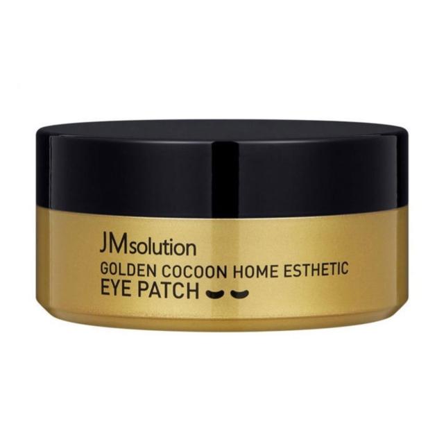 foto гідрогелеві омолоджувальні патчі для шкіри навколо очей jmsolution golden cocoon home esthetic eye patch із золотом, 60 шт