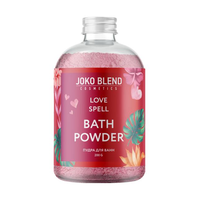 foto вируюча пудра для ванни joko blend love spell bath powder, 200 г