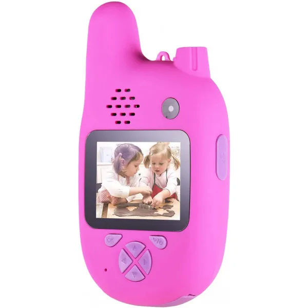 foto фотокамера xoko kvr-500 walkie talkie pink (kvr-500-pn)