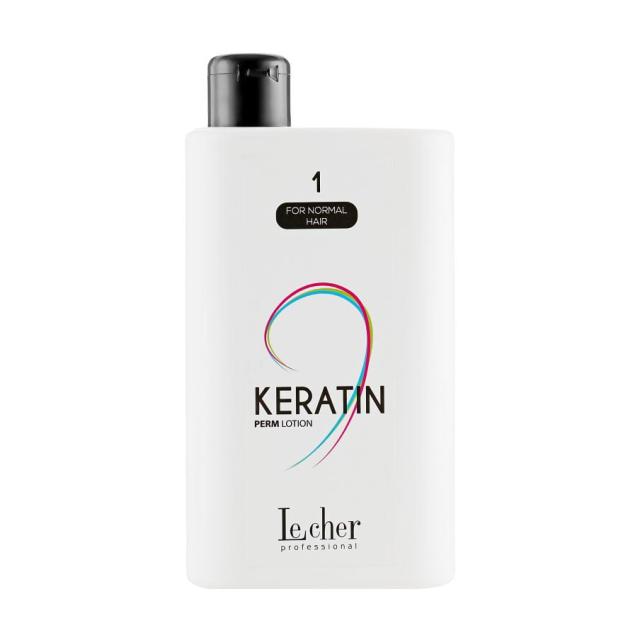foto засіб для хімічної завивки lecher 1 keratin perm lotion для нормального волосся, 500 мл