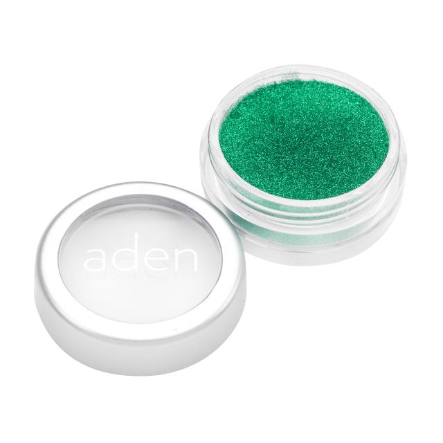 foto розсипчастий глітер для обличчя aden glitter powder 41 emerald, 5 г