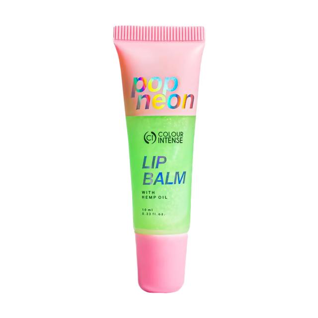 foto блиск для губ colour intense pop neon lip balm з конопляною олією, яблуко, 10 мл
