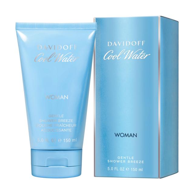 foto парфумований гель для душу davidoff cool water woman shower gel жіночий, 150 мл