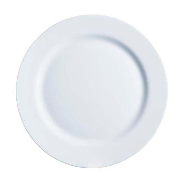 foto тарілка обідня luminarc evolution біла, 25.5 см (63373)