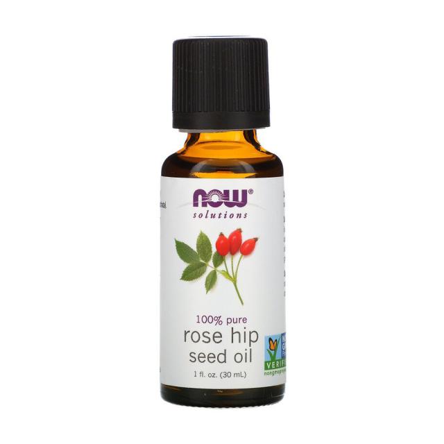 foto ефірна олія now foods essential oils 100% pure rose hip seed oil шипшина, 30 мл