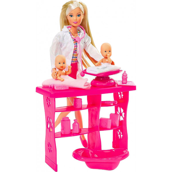 foto модельна лялька набір steffi штеффі "лікар", (5732608)