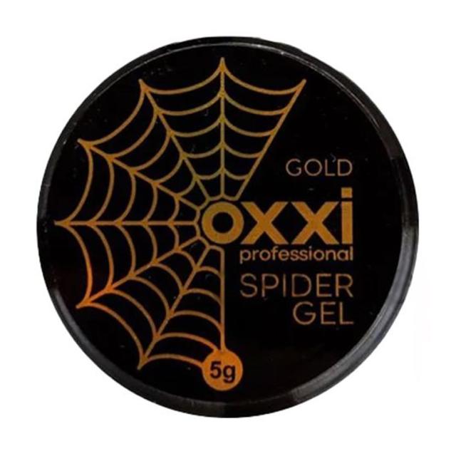 foto гель-павутинка для манікюру oxxi professional spider gel gold, 5 г