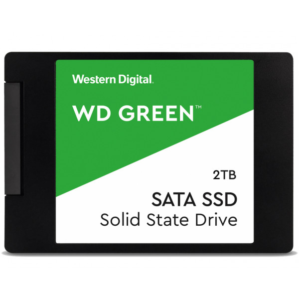 foto ssd-накопичувач внутрішній western digital sata2.5'' 2tb green (wds200t2g0a)