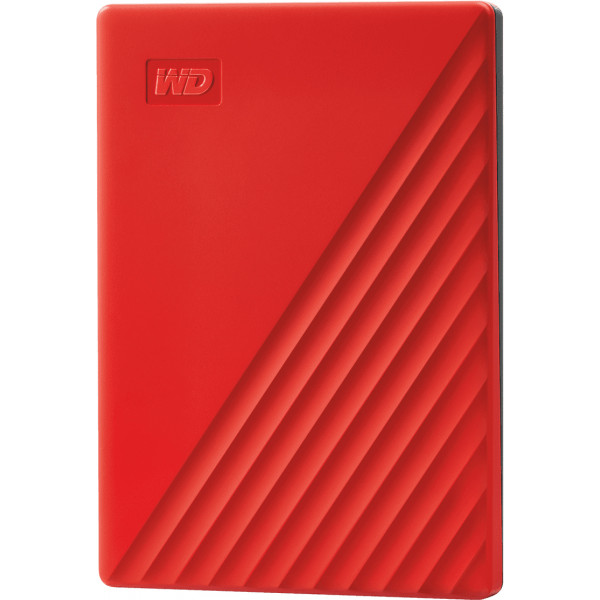 foto жорсткий диск зовнішній western digital my passport 2tb red (wdbyvg0020brd-wesn)