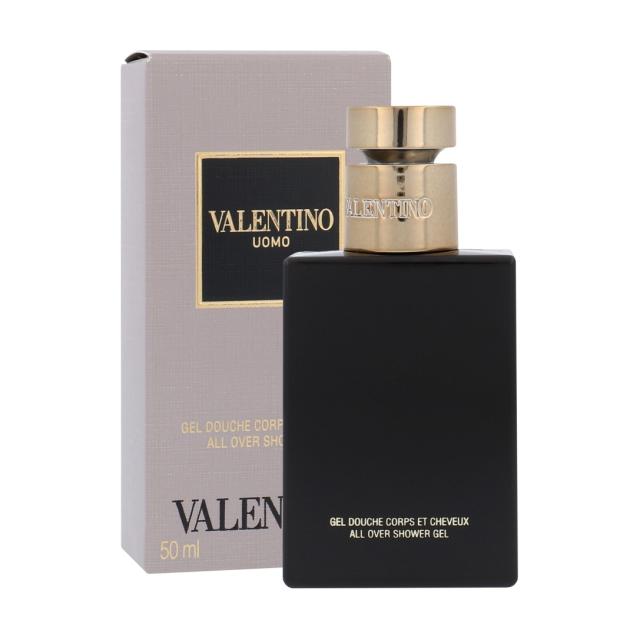 foto парфумований гель для душу valentino uomo чоловічий, 50 мл