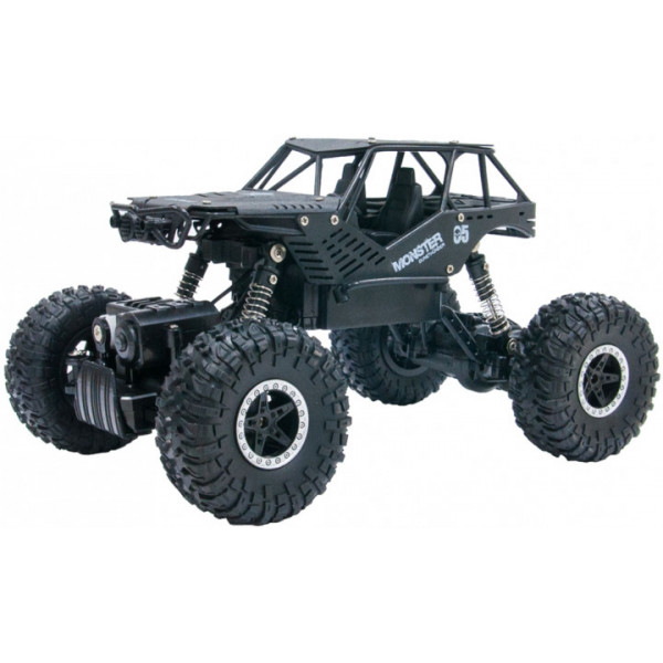 foto радіокерована машинка 1:18 sulong toys off-road crawler – tiger (матовый черный, аккум. 4,8v, метал. корпус) (sl-111rhmbl)