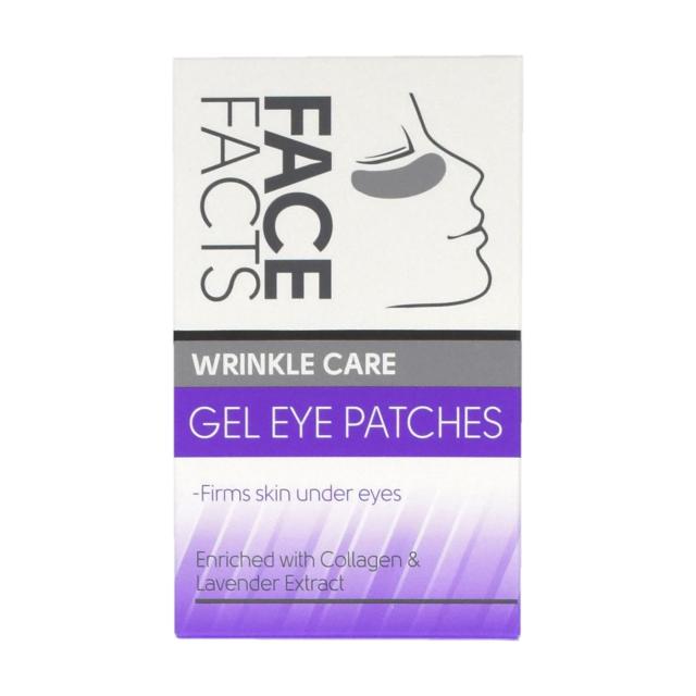 foto патчі під очі гелеві face facts wrinkle care gel eye patches, 8 шт