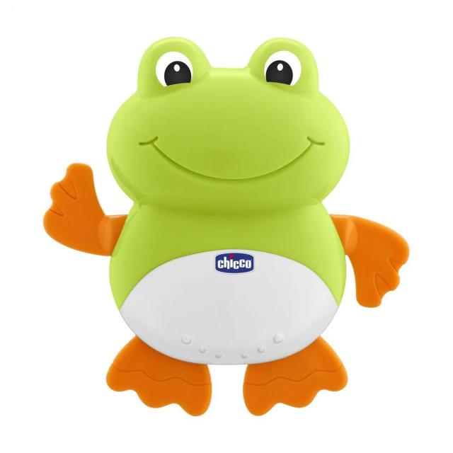 foto дитяча іграшка для ванни chicco жабеня-плавець, від 6 місяців (09727.00)