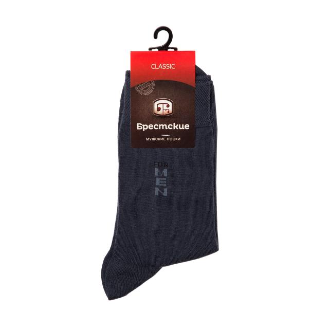 foto шкарпетки чоловічі брестские classic 14с2122-д38 001 т.сірий р.29