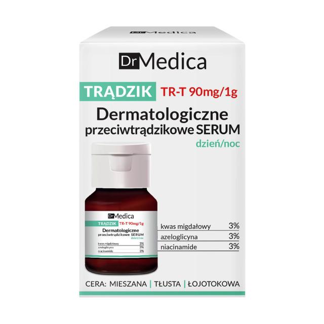 foto сироватка для обличчя bielenda dr medica acne анти акне дерматологічна денна/нічна, 30мл