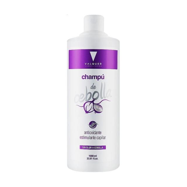 foto цибулевий шампунь valquer cuidados onion shampoo для всіх типів волосся, 1 л