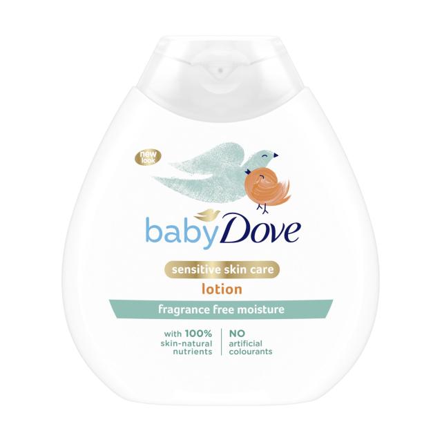 foto дитячий лосьйон для тіла dove baby fragrance free moisture lotion зволоження без запаху, 200 мл