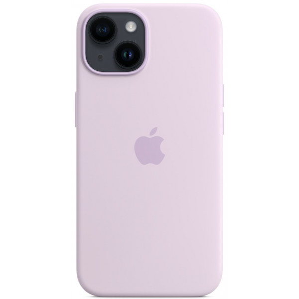 foto чохол для смартфону apple iphone 14 silicone case with magsafe - lilac (mpry3)