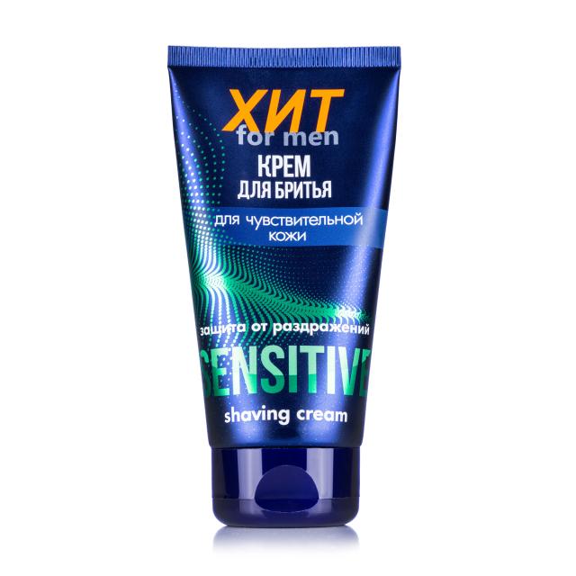 foto крем для гоління aromat хит for men sensitive захист від подразнень, для чутливої шкіри, 150 мл