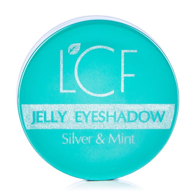foto тіні-желе для повік lcf silver & mint jelly eyeshadow 3, 4 г