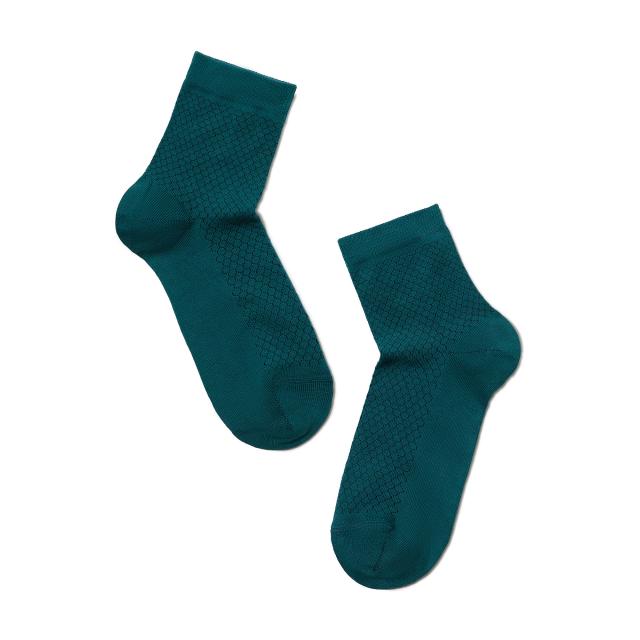 foto шкарпетки жіночі conte elegant classic 15с-15сп-061 темно-бірюзові, розмір 23