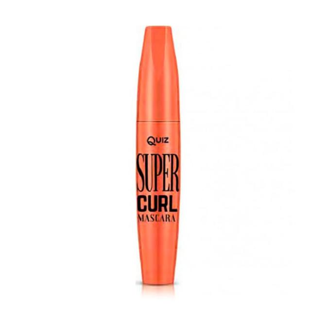 foto туш для вій quiz cosmetics super curl mascara супер підкручування, black, 8 г