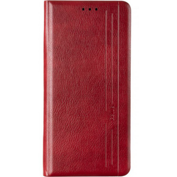 foto чохол для смартфона gelius book cover leather new for xiaomi redmi 10 red (89195)