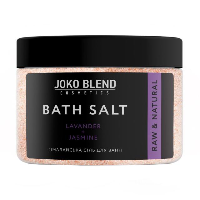 foto гімалайська сіль для ванн joko blend bath salt лаванда + жасмин, 400 г